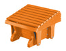 Wildridge Wildridge Heritage Recycled Plastic Gliding Footrest Bright Orange Footrest LCC-118-BO