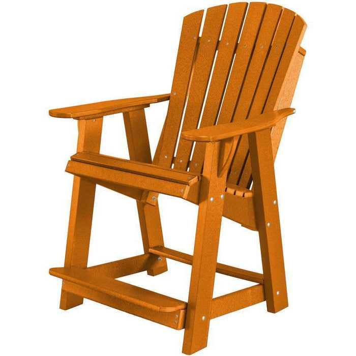 Wildridge Wildridge Heritage Recycled Plastic High Adirondack Chair Bright Orange Adirondack Chair LCC-119-BO
