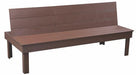 Wildridge Wildridge Outdoor Recycled Plastic Heritage SoftAbed Weatherwood on Tudor Brown Soft Abed LCC-353-WWB